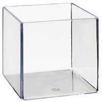 Solia PS33000 5.4 oz. Large Transparent Tasting Cube - 100/Case