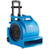 Lavex 3-Speed Commercial Air Mover with Telescoping Handle and Wheels - 1 hp