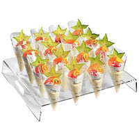 Solia SC00016 Square Buffet Display for 16 Large Cones