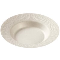 Solia VF40521 Accueil 11 13/16 inch Round Sugarcane Deep Plate with White PLA Coating - 200/Case