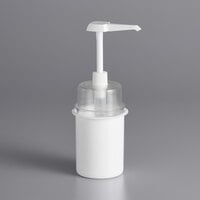 Steril-Sil 30 oz. White Condiment Dispenser Kit with 1 oz. Pump and Dome Top Lid
