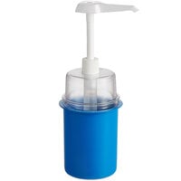 Steril-Sil 30 oz. Blue Condiment Dispenser Kit with 1 oz. Pump and Dome Top Lid