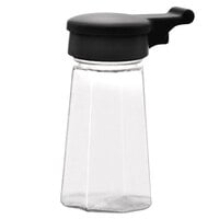 Vollrath 322-06 Traex® Dripcut® 2 oz. Panelled Polycarbonate Salt and Pepper Shaker with Plastic Flip Top - 72/Case