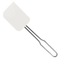Linden Sweden 2841200 15 inch White High-Heat Silicone Spatula with Stainless Steel Handle
