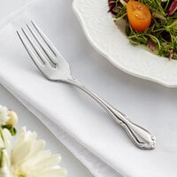 Acopa Blair 6 3/4 inch 18/8 Stainless Steel Extra Heavy Weight Salad Fork - 12/Case