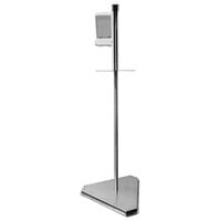 Antunes 7002182 Dual Stainless Steel Hand Sanitizer Dispenser Stand