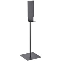 Palmer Fixture SF0320-16 Sani Suds 48 inch Black Metal Hand Sanitizing Station Dispenser Floor Stand