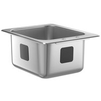 Waterloo 14 inch x 16 inch x 10 inch 18 Gauge Stainless Steel One Compartment Drop-In Sink