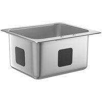 Waterloo 20 inch x 16 inch x 12 inch 18 Gauge Stainless Steel One Compartment Drop-In Sink