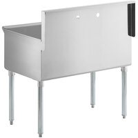 Regency 36 inch 16-Gauge Stainless Steel One Compartment Commercial Utility Sink - 36 inch x 21 inch x 13 inch Bowl