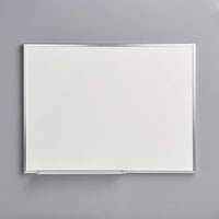 Dynamic by 360 Office Furniture 24 inch x 18 inch Wall-Mount Melamine Whiteboard with Aluminum Frame