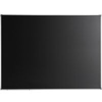 Dynamic by 360 Office Furniture 48 inch x 36 inch Black Wall-Mount Magnetic Chalkboard with Aluminum Frame