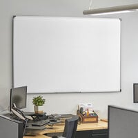 Dynamic by 360 Office Furniture 72 inch x 48 inch Wall-Mount Magnetic Whiteboard with Aluminum Frame