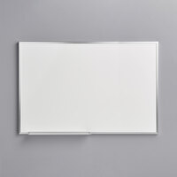 Dynamic by 360 Office Furniture 36 inch x 24 inch Wall-Mount Melamine Whiteboard with Aluminum Frame