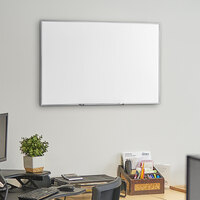 Dynamic by 360 Office Furniture 36 inch x 24 inch Wall-Mount Melamine Whiteboard with Aluminum Frame