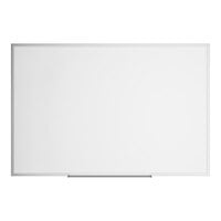 Dynamic by 360 Office Furniture 36" x 24" Wall-Mount Melamine Whiteboard with Aluminum Frame