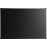 Dynamic by 360 Office Furniture 72 inch x 48 inch Black Wall-Mount Magnetic Chalkboard with Aluminum Frame
