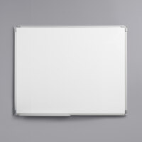 Dynamic by 360 Office Furniture 60 inch x 48 inch Wall-Mount Magnetic Whiteboard with Aluminum Frame