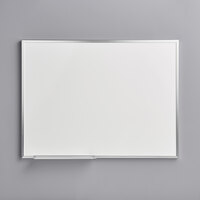 Dynamic by 360 Office Furniture 48 inch x 36 inch Wall-Mount Melamine Whiteboard with Aluminum Frame