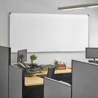 Dynamic by 360 Office Furniture 96 inch x 48 inch Wall-Mount Magnetic Whiteboard with Aluminum Frame