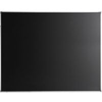 Dynamic by 360 Office Furniture 60 inch x 48 inch Black Wall-Mount Magnetic Chalkboard with Aluminum Frame