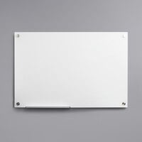 Dynamic by 360 Office Furniture 36 inch x 24 inch Frameless Wall-Mount Frosted Glass Dry Erase Board