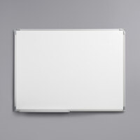 Dynamic by 360 Office Furniture 48 inch x 36 inch Wall-Mount Magnetic Whiteboard with Aluminum Frame