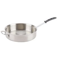 Vollrath 77746 Tribute 6 Qt. Saute Pan with Helper Handle and Silicone-Coated Handle