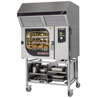 Blodgett-Combi BLCT-62E-H Electric Boiler-Free 5 Full Size Sheet Pan Combi Oven with Touchscreen Controls and Hoodini Ventless Hood - 480V / 3 Phase