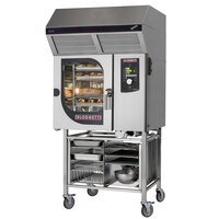 Blodgett-Combi BLCT-61E-H Electric Boiler-Free 5 Hotel Pan 6 Gastronorm Pan Combi Oven with Touchscreen Controls and Hoodini Ventless Hood - 240V / 3 Phase