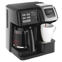 Hamilton Beach 49976 FlexBrew Black Hospitality Single-Serve and 12-Cup Carafe Coffee Maker