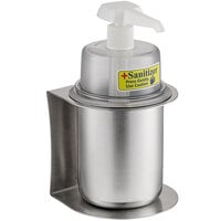 Steril-Sil CHS-1-DCHP 30 oz. Stainless Steel Refillable Hand Soap / Sanitizer Dispenser