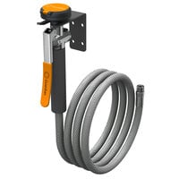 Guardian Equipment G5025 Wall Mounted Drench Unit with Squeeze Valve and 8' PVC Hose
