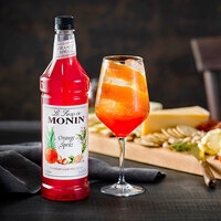 Monin 1 Liter Premium Orange Spritz Flavoring Syrup