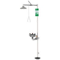 Guardian Equipment G1909PCC Polished Chrome Safety Station with WideArea Eye / Face Wash