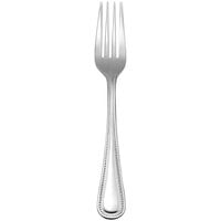 Delco Prima by 1880 Hospitality B595FDNF 7 5/8" 18/0 Stainless Steel Heavy Weight Dinner Fork - 36/Case