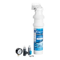 C Pure Oceanloch-L Water Filtration System with Oceanloch-L Cartridge and Outlet Pressure Gauge - 1 Micron Rating and 1.67 GPM
