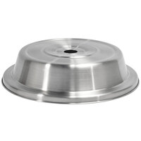 Front of the House DCV002BSS23 9 1/2 inch Brushed Stainless Steel Round Plate Cover - 12/Case