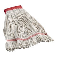 Lavex 16 oz. #24 Natural Cotton Looped End Wet Mop Head with 5" Headband