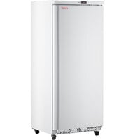Galaxy GRI-20-FW 30 1/2 inch White Solid Door Reach-In Freezer