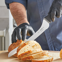 Schraf 10 inch Serrated Offset Bread Knife with TPRgrip Handle
