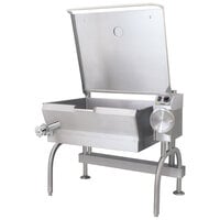 Cleveland SEL-40-T1 40 Gallon PowerPan Electric Open Base Tilt Skillet - 240V, 3 Phase, 18 kW