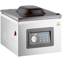 VacPak-It Ultima UVMC32 Programmable Chamber Vacuum Packing Machine with (2) 16" Seal Bars, Oil Pump, 10 Programmable Options, and Gas Flush - 120V, 1180W