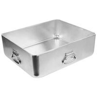 Vollrath 68391 Wear-Ever 42 Qt. Aluminum Roasting Pan with Handles - 20 7/8" x 17 3/8" x 7"