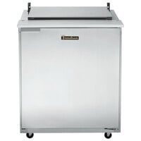 Traulsen UST279-R 27 inch 1 Right Hinged Door Refrigerated Sandwich Prep Table