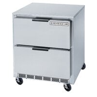 Beverage-Air UCFD32AHC-2-23 32" Low Profile Undercounter Freezer with 2 Drawers