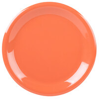 Carlisle 3300452 Sierrus 9 inch Sunset Orange Narrow Rim Melamine Plate - 24/Case