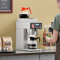 Estella Caffe ECB-3D2U Automatic Coffee Maker with 3 Decanter Warmers and Digital Display - 120V