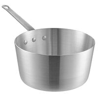 Choice 4.5 Qt. Tapered Aluminum Sauce Pan