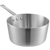 Choice 3.75 Qt. Tapered Aluminum Sauce Pan